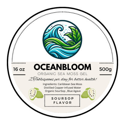 OceanBloom Sea Moss Gel - Sour Sop